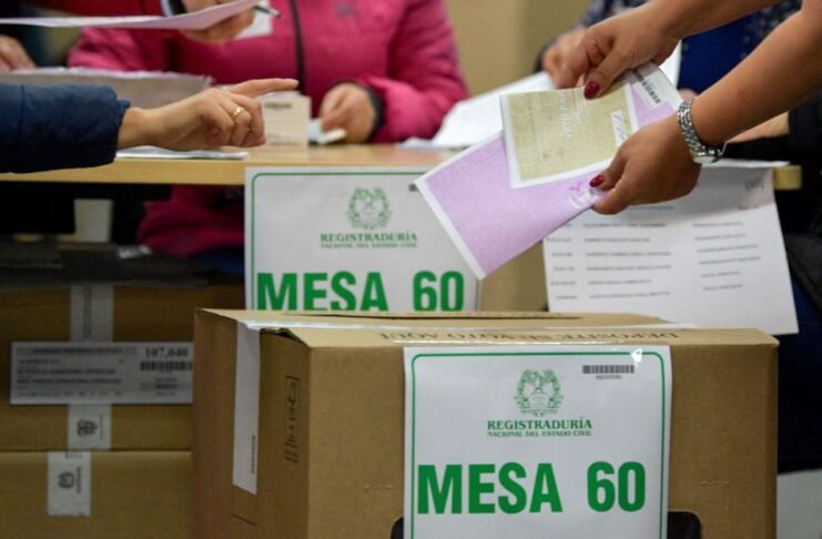 Certificado electoral en Colombia